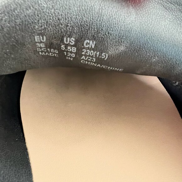 Stuart Weitzman Black Platform Loafers - Size 36 - Picture 6 of 7